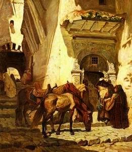 unknow artist Arab or Arabic people and life. Orientalism oil paintings  342 France oil painting art